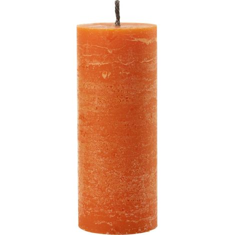 Bougie Pilier Extérieur "Odessa" 25cm Orange (1/4)