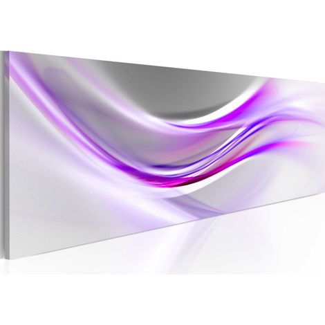 Tableau Imprimé "Violet Hope" 40 x 120 cm (1/2)
