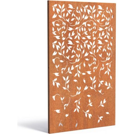 Adezz Paneel Nature CPN11 Cortenstahl 110x180 cm Gartenpaneel Sichtschutz Paneel Deko Wand (1/5)