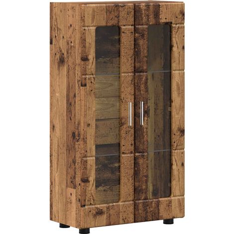 Aparador con estante FLORIN Madera vieja 55,5 x 29 x 100 cm vidaXL (1/5)