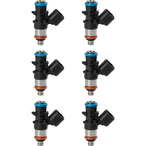 6 injecteurs de carburant 0280158233 5184085AC pour Chrysler Dodge Ram Jeep 3.6L V6 (2011-2019)