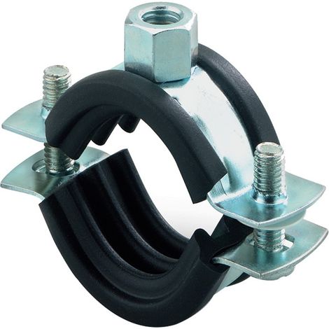 Collare per tubazioni a doppia vite FRS 32-37 mm M8/M10 Fischer 00042538