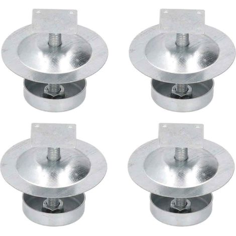 Juego de 4 patas para colmena, de acero inoxidable, con base a prueba de hormigas y soporte duradero, para apicultores.
