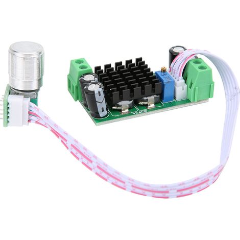 Contrôleur de vitesse de ventilateur DC 1A 5V-24V pour moteur sans balais, régulateur de ventilateur à courant continu (1/5)