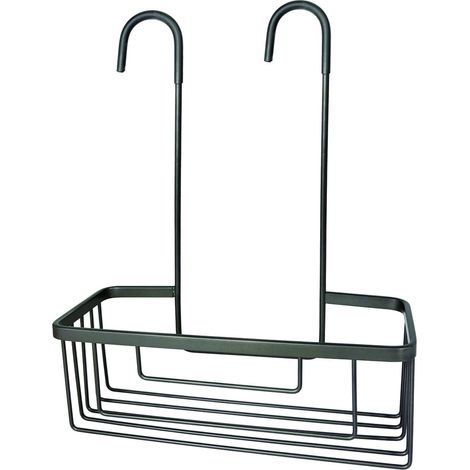 Portaoggetti Doccia Appendibile In Acciaio Inox Gun Metal