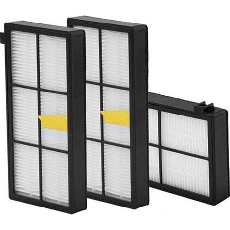 Kit Filtre Rechange 3 Pièces Pour Aspirateurs Robot Série 800 805 860 896 900 960 966 Accessoires (1/4)