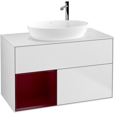 Villeroy & Boch F891HBMT Meuble sous-lavabo Finion F89 (1/2)