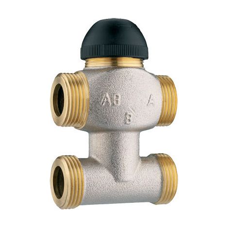 Thermostat.3-Wege-Vent.o.Bypass f.Misch-u.Vert.Betr.kvs0.4 DN10 7763(50)