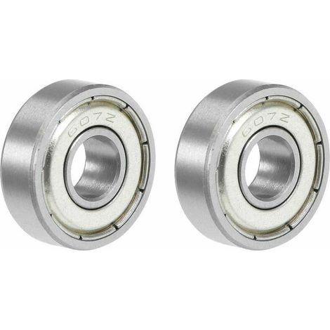 607ZZ Deep Groove Ball Bearing 6x19x7mm Double Shielded Chrome Plated 2pc,T-Audace (1/4)