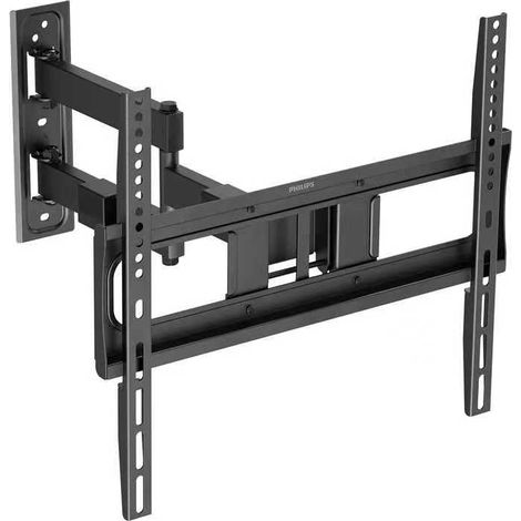 Support Mural Universel pour TV LCD/LED de 32 à 75 Pouces, Inclinaison et pivotement réglables, Compatible VESA 75 x 75-400 x 400 mm, Max 50 kg, Installation Facile (1/2)