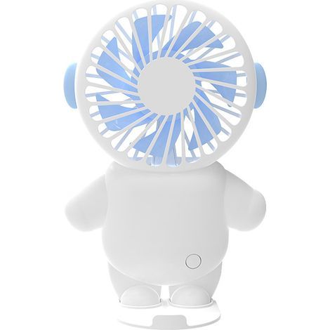 Mini-USB-Ventilator mit 1200-mAh-Akku, tragbarer Ventilator mit abnehmbarem Standfuß, 3-stufiger Tischventilator fürs Büro (1/5)