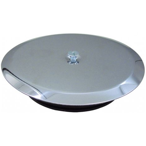TAPPO Espansione POZZETTO Cromato Diametro 100 mm Scarico WC Pavimento INOX