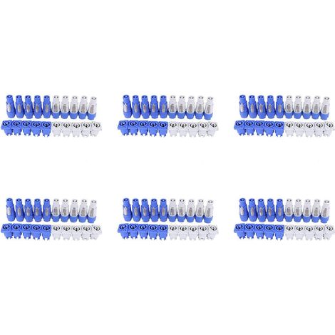60er-Set PowerCON Typ A NAC3FCA+NAC3MPA-1 Chassis-Stecker-Panel-Adapter (1/5)