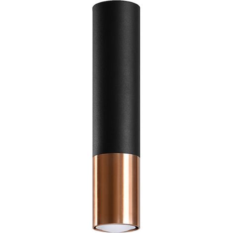 Sollux LOOPEZ Plafonniers encastrables Flush Light Noir, Cuivre GU10 (1/5)