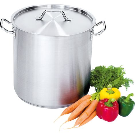 Casserole haute inox diamètre 240 mm - 9 litres - Stalgast (1/5)