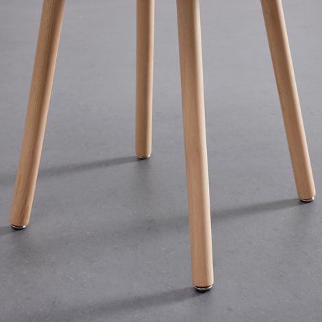 Mömax Kindersitzgruppe Dessy Hellgrau Kunststoff/Holz (1/5)