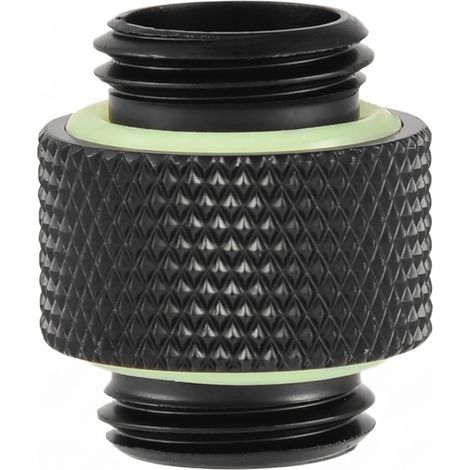 Adaptateur de Raccord Fileté G1/4 2 Pièces, Connecteurs de Refroidissement par Eau pour Ordinateur à Double Mamelon, Adaptateur de Refroidissement par Eau Long (1/5)