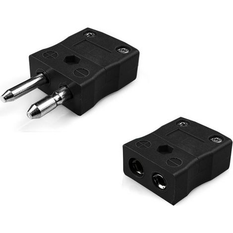 Fiche et prise femelle de connecteur RS PRO Mâle-femelle à utiliser avec Thermocouple ( Prix pour 1 )