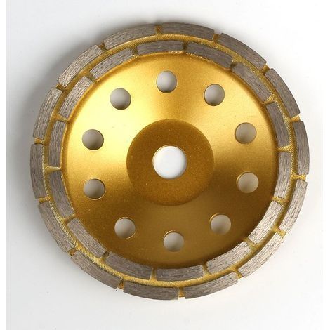 Diamant meule Assiette Disques abrasifs Ø 180 mm 22,23 mm trous 4 mm à dents double (1/5)