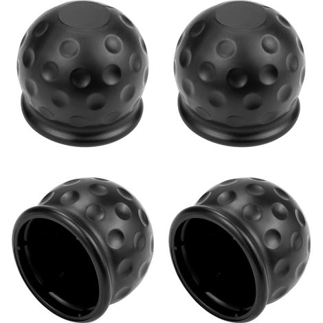 pezzi di coprigancio, coprigancio in gomma da 50 mm per auto, camion, veicoli commerciali, rimorchi, barche (nero)