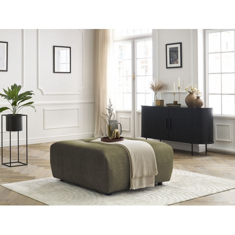BOBOCHIC - Pouf ARSENE tissu velours Vert (1/5)