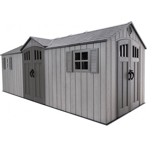Casetta da giardino grande e capiente in plastica Lifetime Neptun 610x244 x 241 cm  by Ezooza (1/5)
