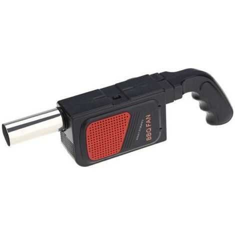 CHOYCLIT Ventilateur de Barbecue électrique portatif, Ventilateur portatif Souffleur Allume-Feu Barbecue au Charbon de Bois (sans Batterie) (1/2)