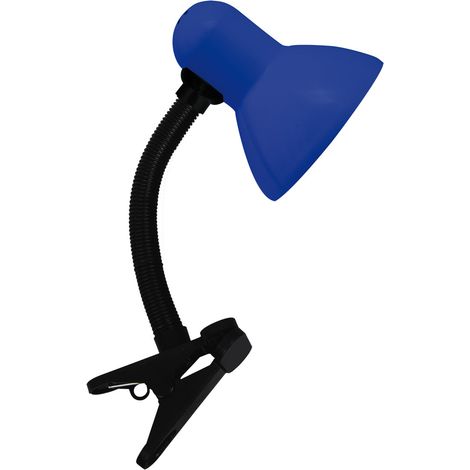 Lampada da lettura con clip 40W blu tola E27 clip Ideus 02855 (1/2)