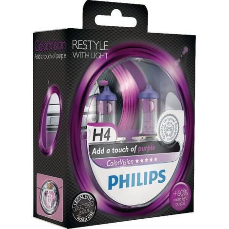 2x H4 ColorVision Lila (1/5)