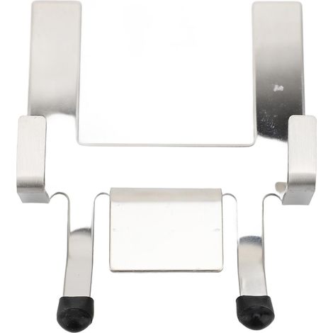Support pour couvercle de casserole en acier inoxydable avec pieds en silicone, organisateur de cuisine (1/5)