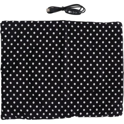 Coussin chauffant pour animaux – Chargement USB – 3 niveaux de température – Tissu doux et respirant pour chats et chiens (1/4)