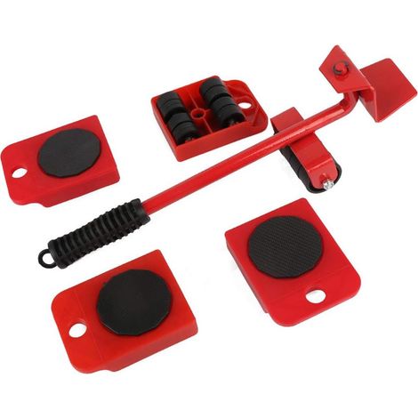 Lève-Meuble - Système de Levage et Déplacement pour Meubles Lourds - Charge Max 150 kg - 5 Pièces (1/5)