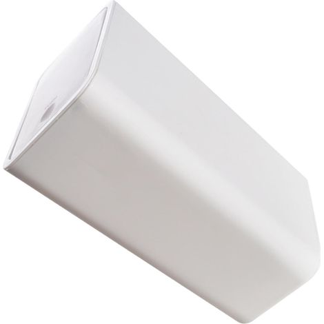 poubelle blanche en plastique avec couvercle Corbeille à (1/5)