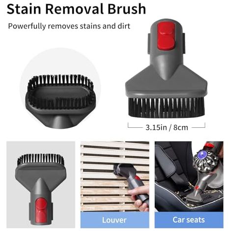 6 Pièces Accessoires pour Aspirateur V7, V8, V10, V11, V12, V15, Brosse de Remplacement, Tuyau Flexible et Bec Multifonction (1/5)
