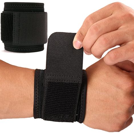 Muñequeras (paquete de 2) para hombres y mujeres con síndrome del túnel carpiano. Ideales para levantamiento de pesas, entrenamiento y alivio del dolor. Suaves, muy elásticas, ajustables, cómodas y mu