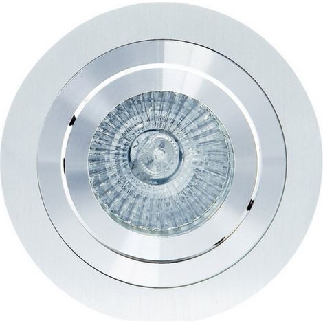 Inspired Mantra Fusion - Basico - Downlight Giratorio Empotrable 9,2cm Redondo 1 x GU10 Max 50W Aluminio (1/2)