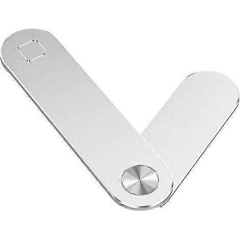 Support magnétique pliable latéral pour téléphone portable, support extensible magnétique portable en métal (1/5)
