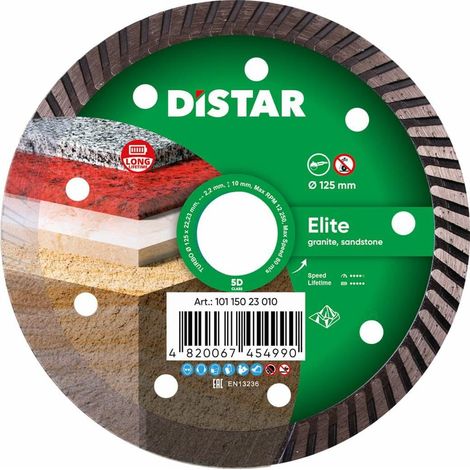 Disco Distar Elite Diamond 125 x 2,2 x 22,23 mm turbo (1/2)