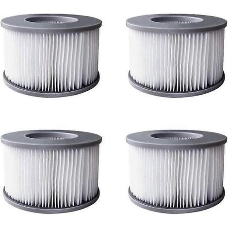 Lot de 4 filtres pour spas gonflables MSpa, cartouche filtrante améliorée compatible avec tous les spas MSPA actuels.-AquaForge (1/3)