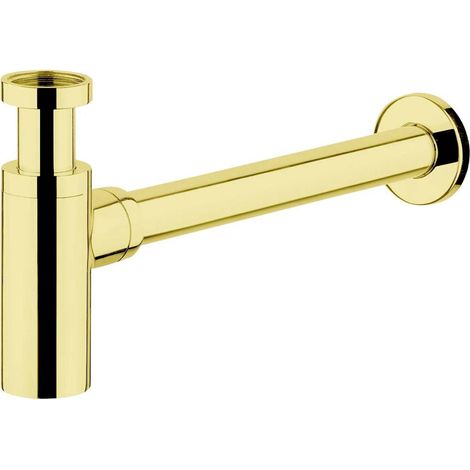Waschbecken-Siphon UNO, Messing, gold