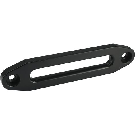 Guida di prua in alluminio per verricello da 8000-13000 lb, montaggio da 10" (254 mm), 1 pezzo (nero) (1/4)