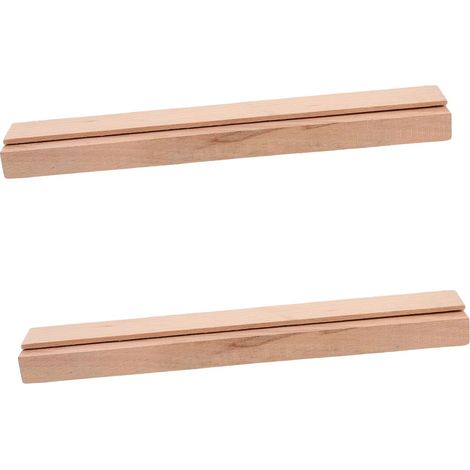 Glissières de tiroir en bois , lot 2 rails inférieurs robustes pour et (1/5)