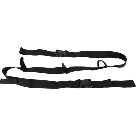 Porte‑Canne Pêche 5 Troux Fixation Voiture, Support Tige Ceinture Accessoires Pêche Noir 140‑200cm (1/5)
