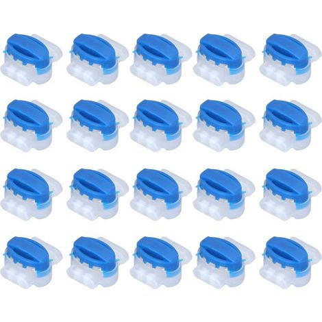 Bloc terminal 3 pôles, 20 pièces, pour tondeuse à gazon – Connecteur électrique en plastique technique avec joint en silicone (1/5)