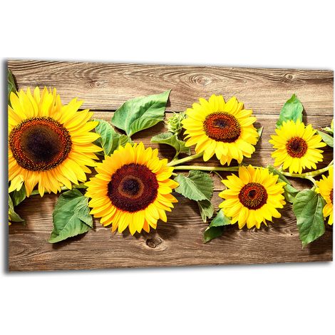 PLAQUE DE PROTECTION EN VERRE POUR CUISINIÈRE 80x52 FLEURS (1/5)
