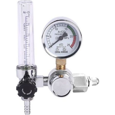0-25mpa Argon Regulateur Co2 Mig Tig Tig Debit De Gaz Regulateurs De Gaz Debitmetre Soudage Soudage Reducteur De Pression De La Jauge De Soudure, Multicolore ESCAPE (1/5)