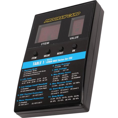 Universelle Programmierbox für bürstenlose Regler (RGB) für RC-Autos und -Boote – Zubehör mit LED-Platine (1/5)