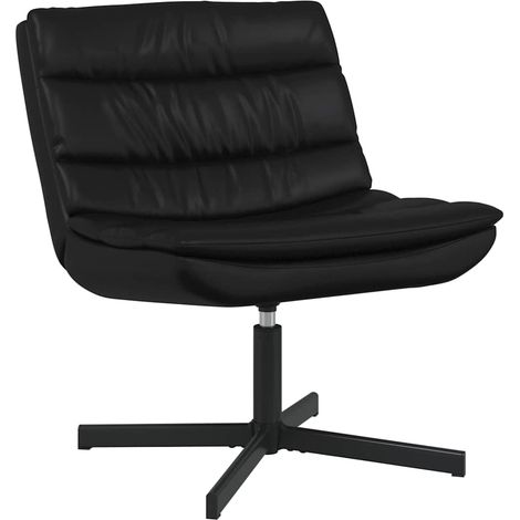 Chaise pivotante Noir 63 x 75 x 76 cm PU CFW994795 (1/5)
