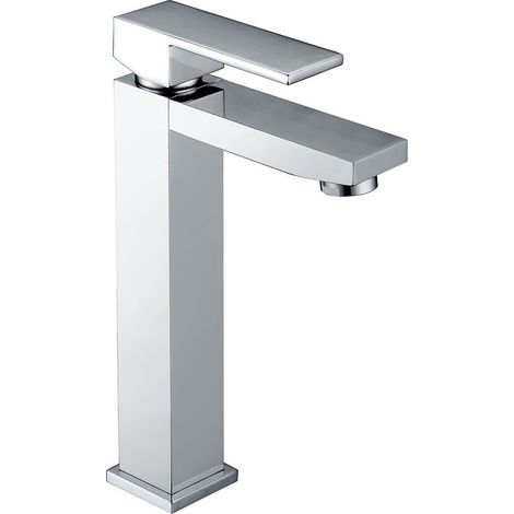 Grifería monomando de Lavabo Alto Latón Cromado Serie Nantes IMEX (1/3)