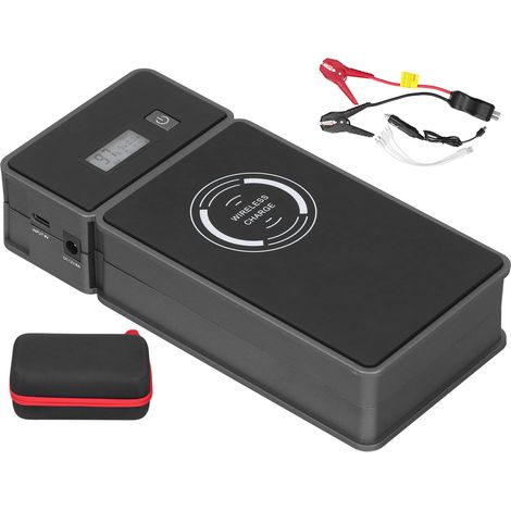 Batterie de démarrage 12V DC, banque d'énergie LED d'urgence pour voiture, adaptée aux moteurs essence jusqu'à 7,0L de cylindrée (1/5)